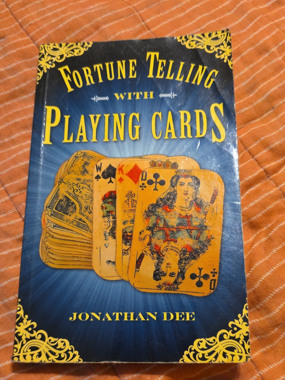 Fortune Telling with Playing Cards - Blue Cover